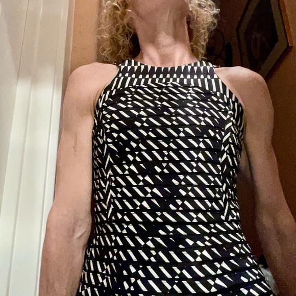 NWOT B & W Patterned Dress made from Parker - Picture 7 of 8